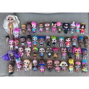 Large Lot of 60 LOL Surprise Dolls & Pets Plus Extra Accessories